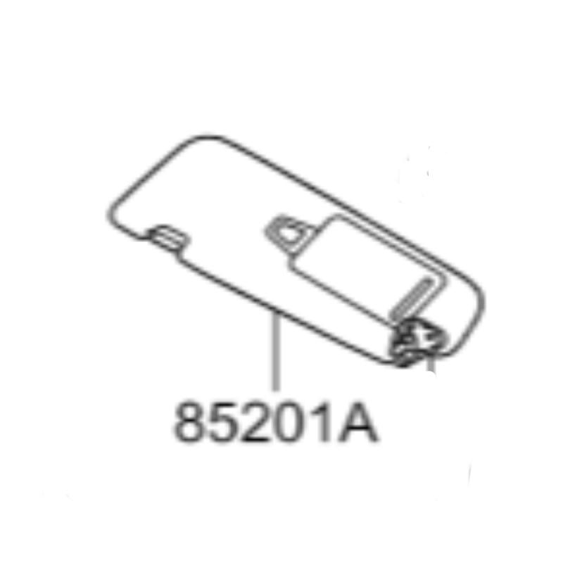 Sun Visor Assembly Left Side - 852012T081UP