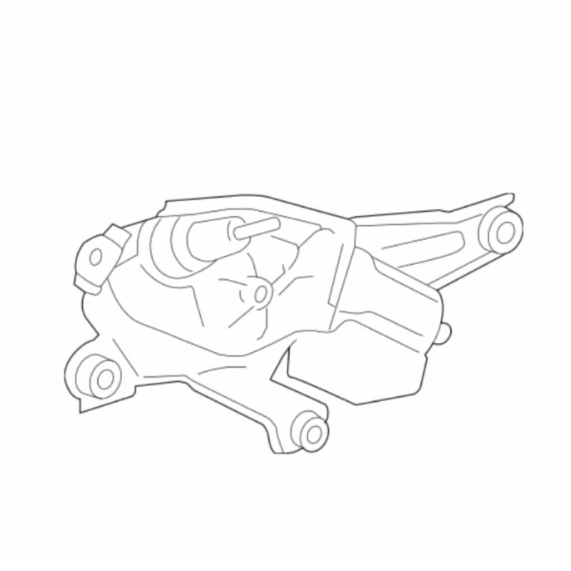 Motor Assembly Wiper Rear - 8513060291