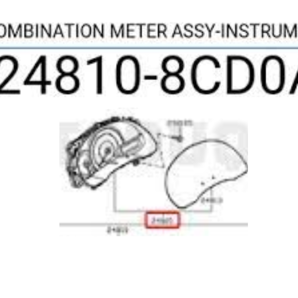 Speedo Meter Assembly - 248108CD0A