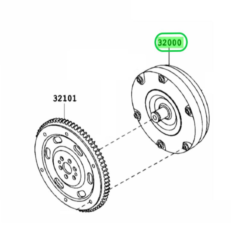 Converter Assembly Torque - 32000B0010