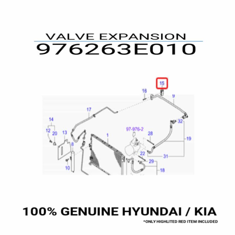 Valve Assembly Expansion Front - 976263E000
