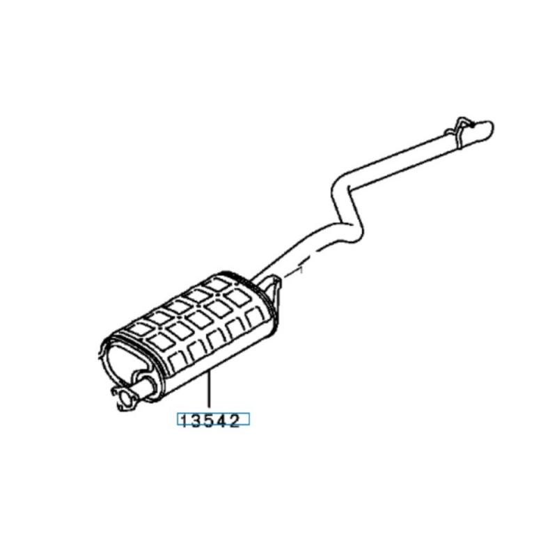 Exhaust Assembly Main-Middle - 1571A894