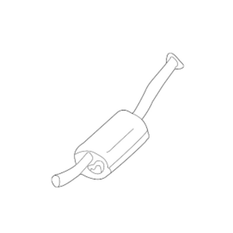 Exhaust Assembly Main-Middle - MR481140