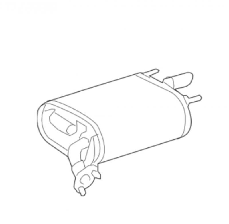 Muffler Assembly Post-Tail Pipe - 174300V171