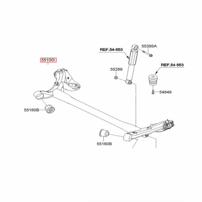 Member Complete Rear - 551001W050