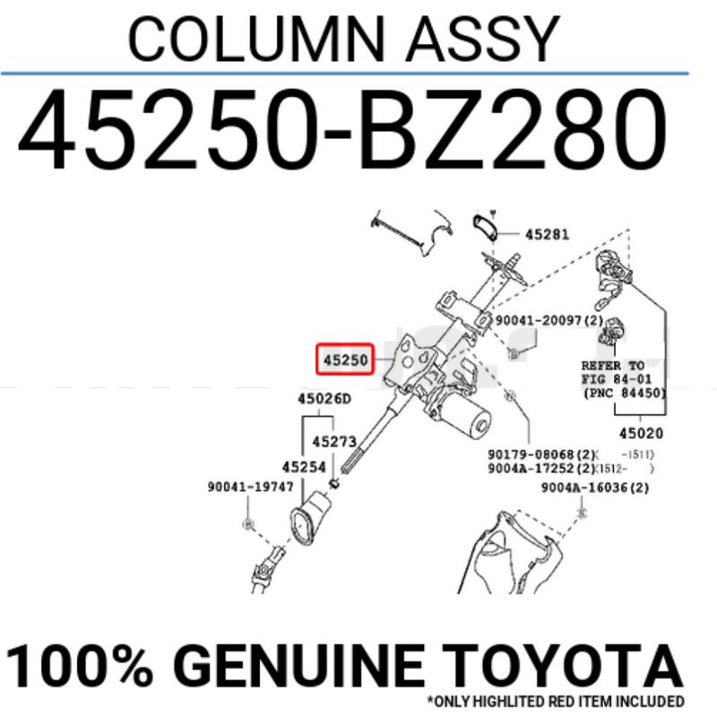 Steering Shaft Assembly Column Lower - 45250BZ280