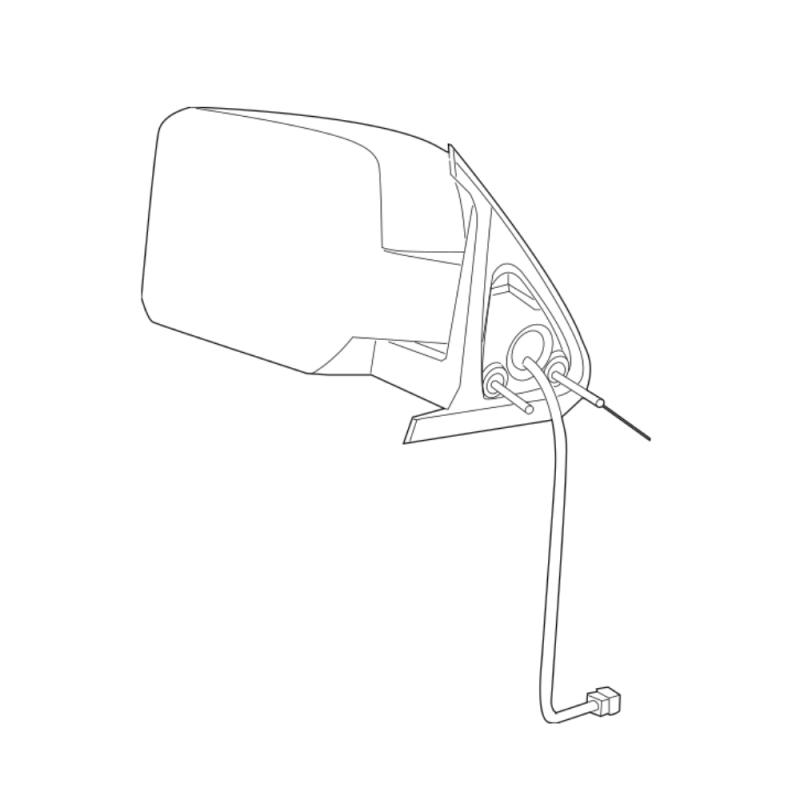 Mirror Assembly Left Side - 57010079AF