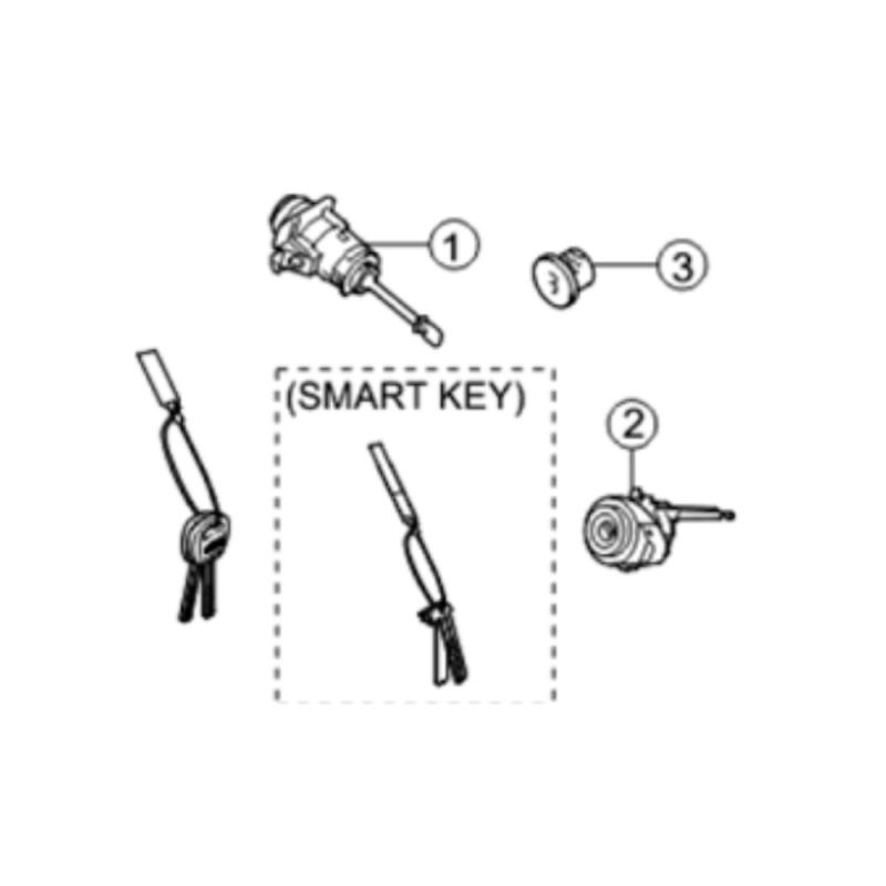 Cylinder Set Door - 819052J040