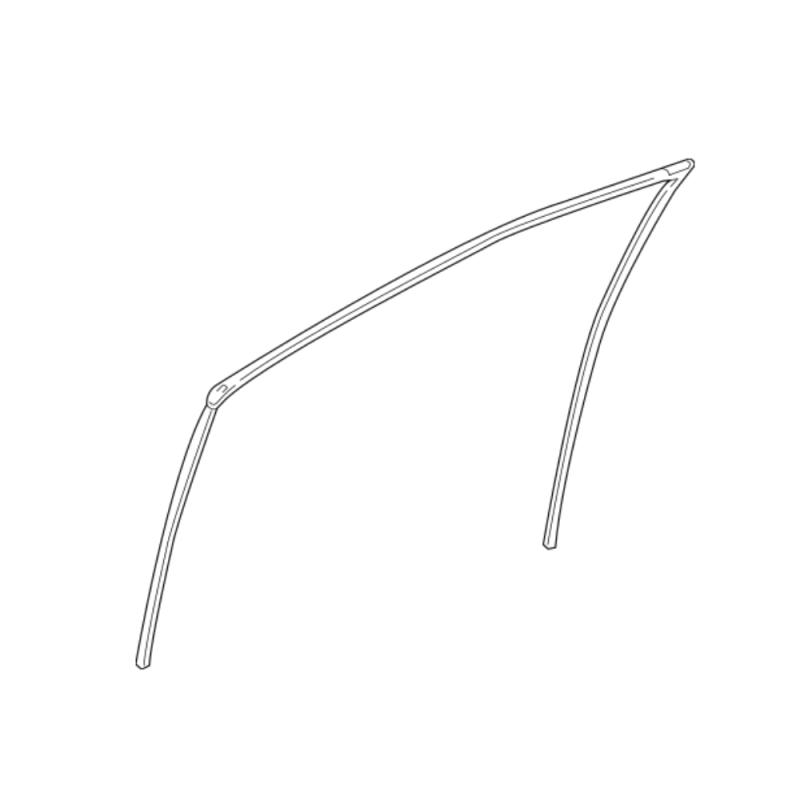 Glass Run Rubber Front Door Left Side - 6815106100